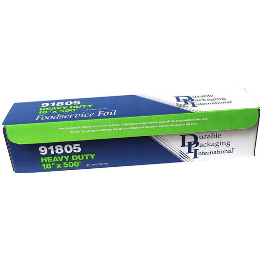 Ocala Southeastern Smart Aluminum Foil Roll - 18" Width x 500 ft Length - Moisture Resistant, Easy to Use, Heavyweight - Aluminum Foil - Silver - 1 Carton