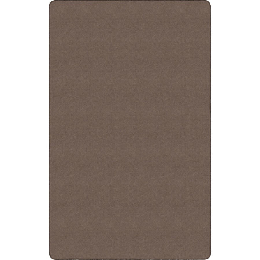 Flagship Carpets Ameristrong Solid Color Rug - Floor Rug - Traditional - 108" Length x 72" Width - Rectangle - Almond - Nylon