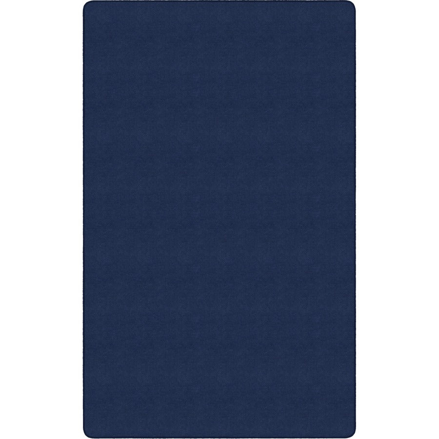 Flagship Carpets Ameristrong Solid Color Rug - Floor Rug - Traditional - 12 ft Length x 15 ft Width - Rectangle - Navy - Fiber, Nylon