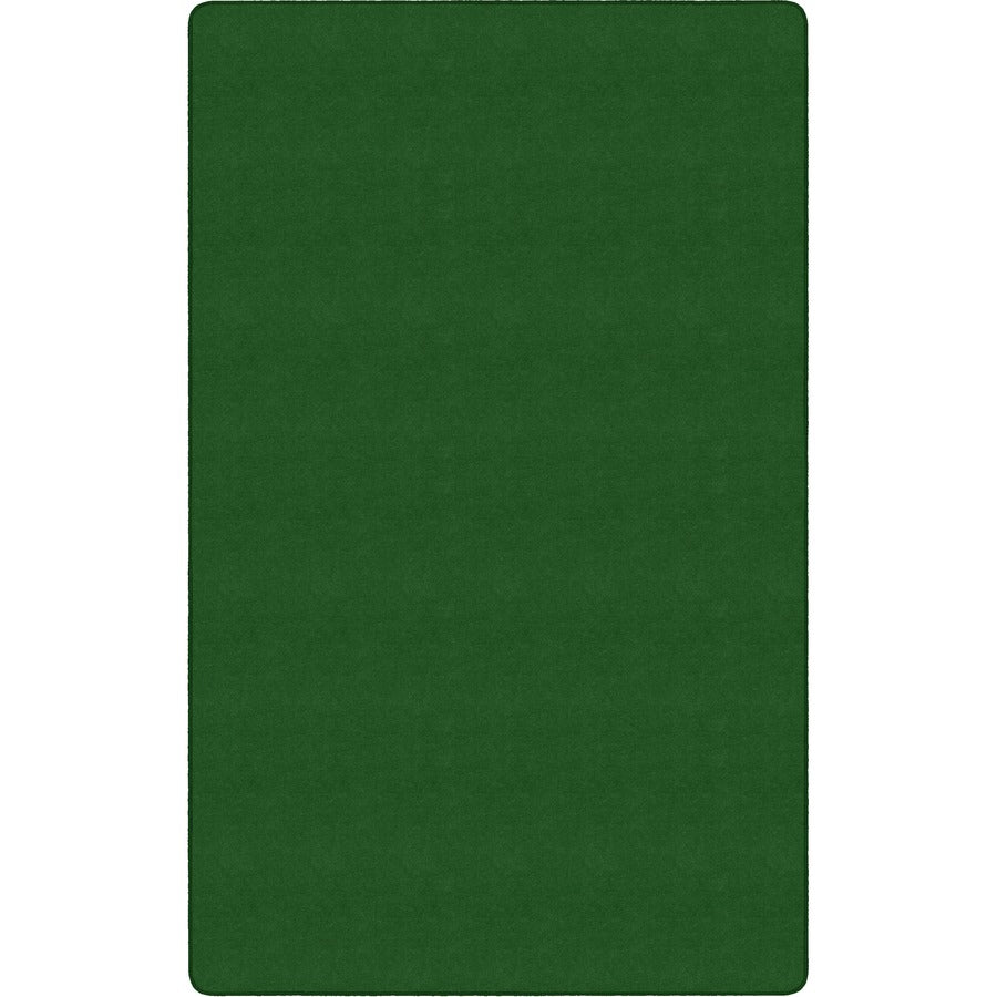 Flagship Carpets Americolors Solid Color Rug - Floor Rug - Traditional - 72" Length x 48" Width - Rectangle - Clover - Nylon
