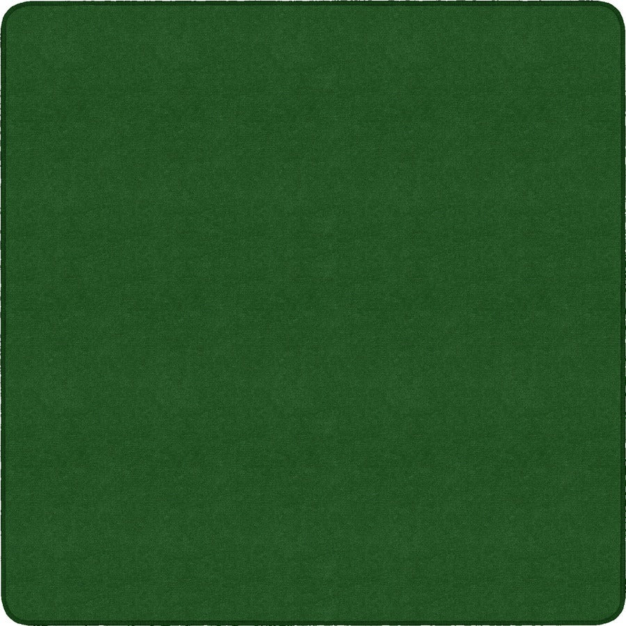 Flagship Carpets Ameristrong Solid Color Rug - Floor Rug - Traditional - 72" Length x 72" Width - Square - Clover - Nylon