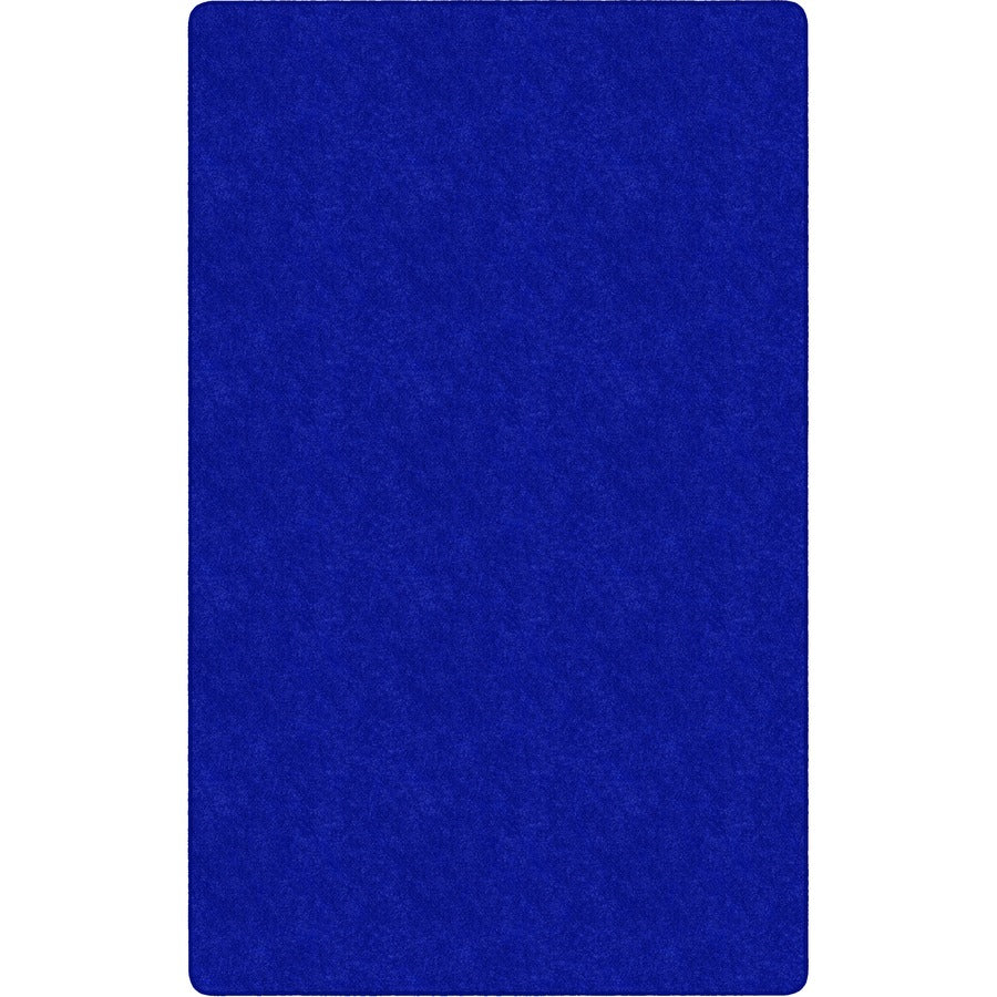 Flagship Carpets Amerisoft Solid Color Rug - 12 ft Length x 90" Width - Rectangle - Royal Blue - Nylon, Polyester