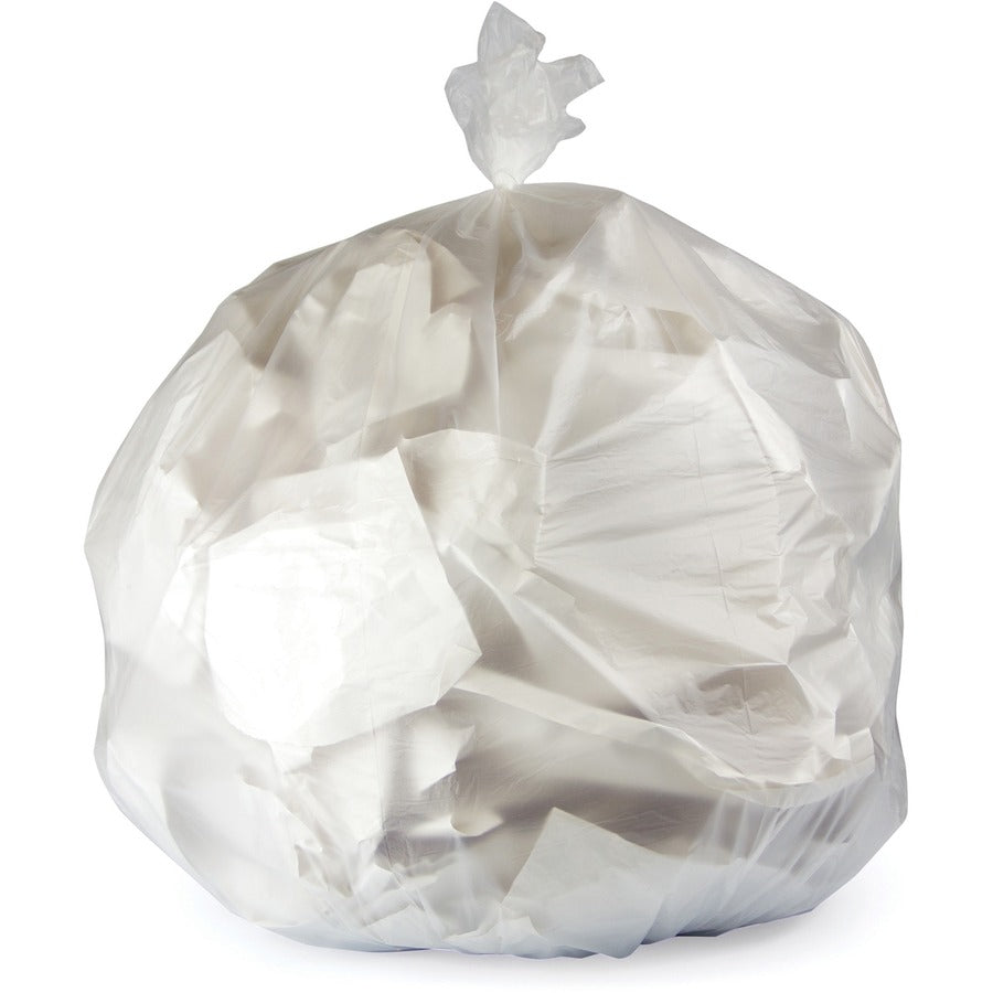 Heritage Bag High Density Coreless Roll Liners - 45 gal Capacity - 46" Length x 40" Width x 0.43 mil (11 Micron) Thickness - High Density - Natural - High-density Polyethylene (HDPE) - 250 / Carton