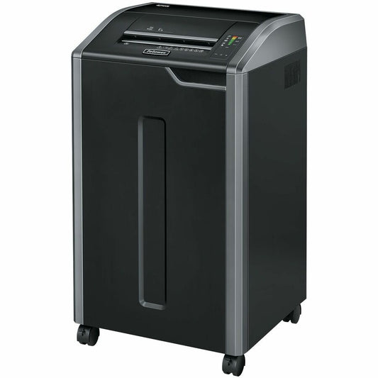 Fellowes Powershred 425HSG 100% Jam Proof BAA & TAA Compliant High Security Shredder - Continuous Shredder - 8 Per Pass - for shredding Paper - P-7 - Black - TAA Compliant