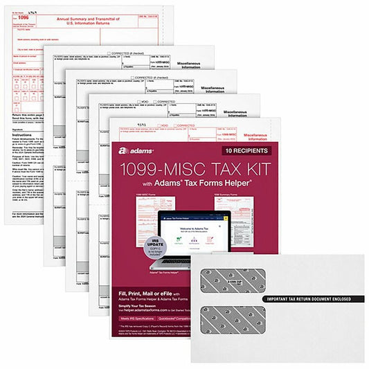 TOPS 1099-MISC Online Tax Kit - 5 Part - White Sheet(s) - 1 Pack