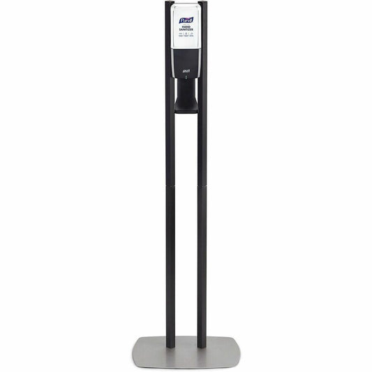 PURELL, ES10 Floor Stand with Automatic Dispenser - Floor, Freestanding - Graphite - For High Traffic Area, Sanitizing Dispenser, Waiting Room, Hallway - Low-profile Base, Lightweight, Sturdy