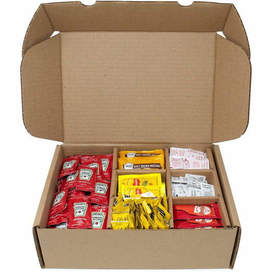 Snack Box Pros Condiments Snack Box - Hot, Spicy Brown - 3.68 oz - 515 / Carton