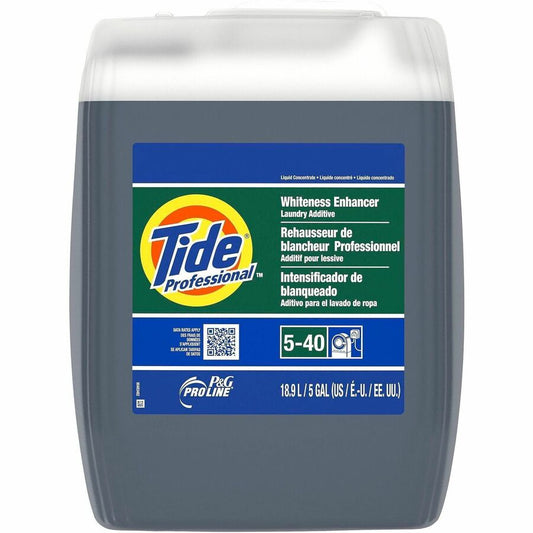 Tide Professional Whiteness Enhancer - For Laundry - 640 fl oz (20 quart) - Purple - 1 Carton