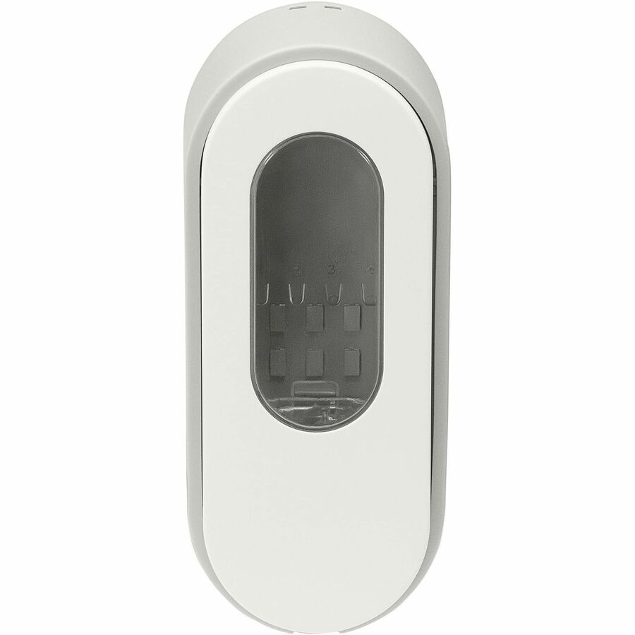 Dial Professional Versa Cartridge Dispenser - 15 fl oz Capacity - Locking Mechanism, Tamper Resistant, Vandal Resistant - Light Gray - 6 / Carton