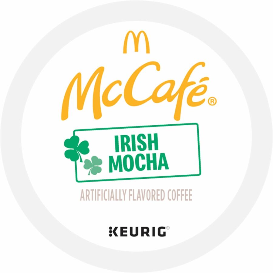 McCaf&eacute, &reg, K-Cup Irish Mocha - Compatible with Keurig Brewer - Light - Per Box - 24 K-Cup - K-Cup - Irish Mocha - Kosher - 4 / Carton
