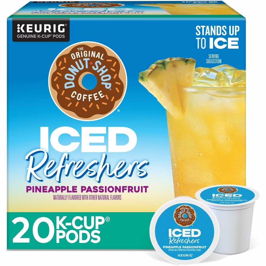 The Original Donut Shop&reg, Iced Refreshers - Pineapple Passionfruit - 20/Box - 4 / Carton