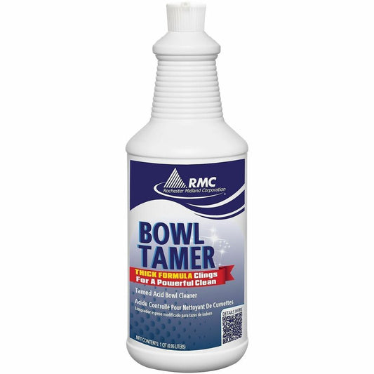 RMC Tamed-Acid Toilet Bowl Cleaner - For Multipurpose - Foam - 1.6 pH - Floral Scent - Recommended For: Scale Remover, Rust Remover - Descale - Blue Green - 6 / Carton