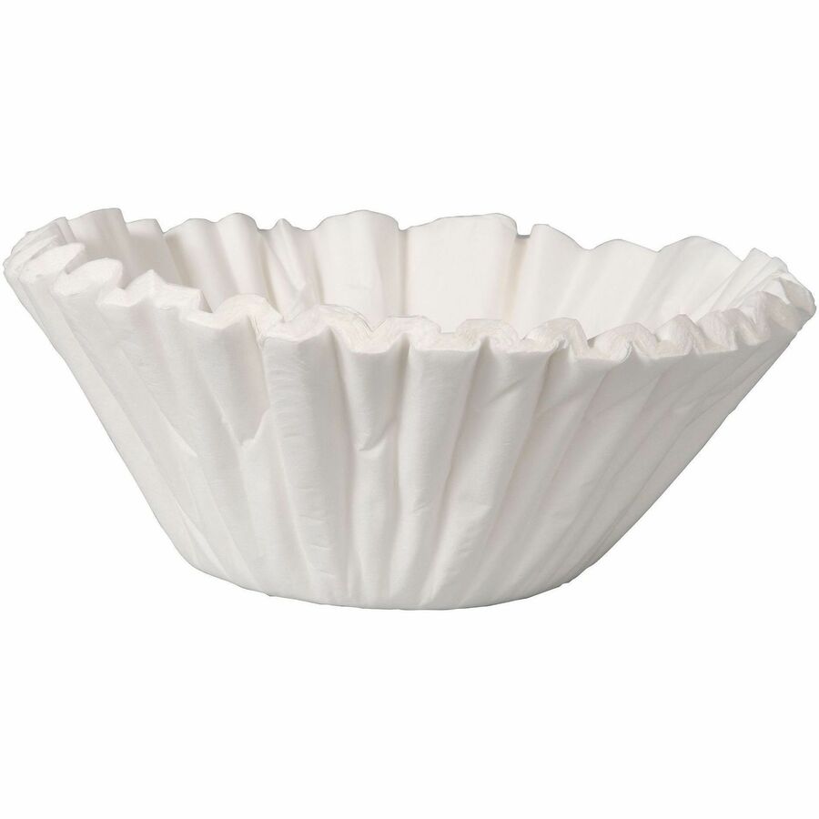 BUNN Home Brewer Coffee Filters - 100 Filter(s) - 12 Cup(s) - 100/Pack - 12 / Carton - White