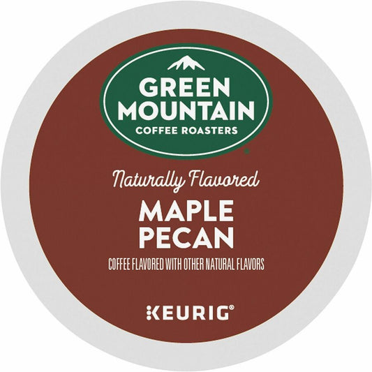 Green Mountain Coffee Roasters&reg, K-Cup, Pod Maple Pecan Coffee - Compatible with Keurig K-Cup Brewer - Light - 24 K-Cup - K-Cup, Pod - Maple Pecan, Maple, Butter Pecan - Kosher - 4 / Carton