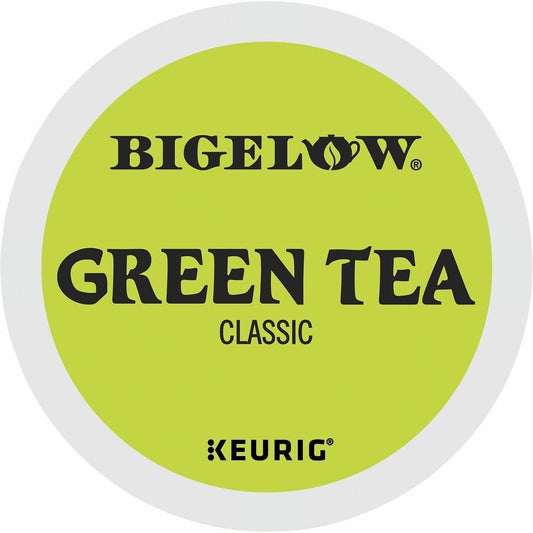 Bigelow&reg, Classic Blend Green Tea Green Tea K-Cup - Compatible with Keurig Brewer - Green Tea - 24 K-Cup - Caffeinated - 4 / Carton