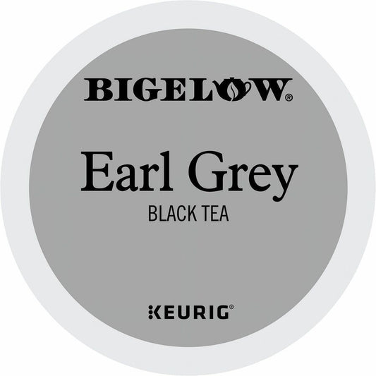 Bigelow&reg, Earl Grey Black Tea Black Tea K-Cup - Compatible with Keurig Brewer - Black Tea - 24 K-Cup - Caffeinated - 4 / Carton