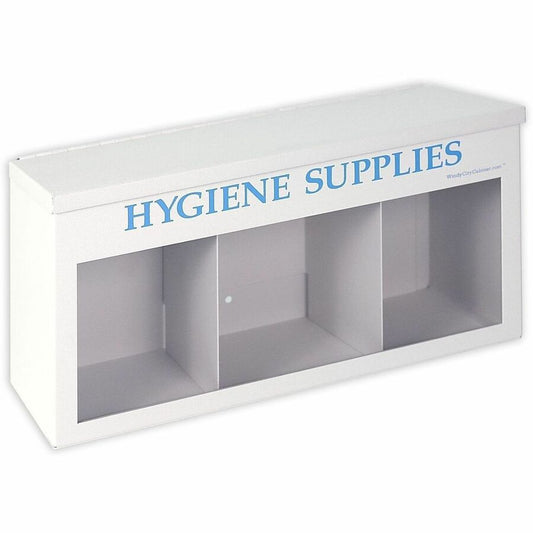 Victor Hygiene Station - Wall Mountable, Adjustable Divider, Durable - White - Steel