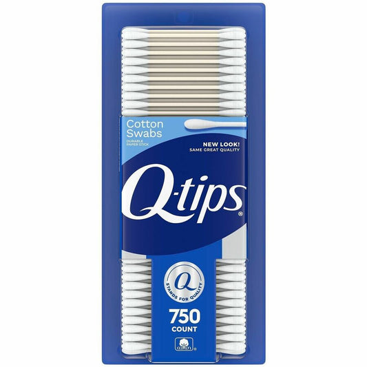 Soapbox Q-Tips Cotton Swabs - White - Cotton - Soft - 12 / Carton