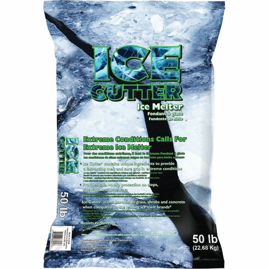 Zep Commercial ICE CUTTER&reg, Time-Release Ice Melt - Pellet - Sodium Chloride, Potassium Chloride, Magnesium Chloride -10&deg, F (-23.3&deg, C) - 50 lb - 49 / Each