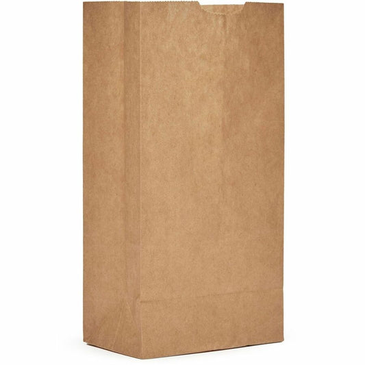 AJM #4 Extra Heavy-Duty Kraft Paper Grocery Bags - #4 - Natural Kraft - Paper - Grocery, Supplies - 500 / Carton