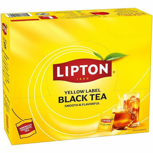 Lipton&reg, Classic Tea Bags Black Tea Tea Bag - Black Tea - 100 Teabag - 100 / Box