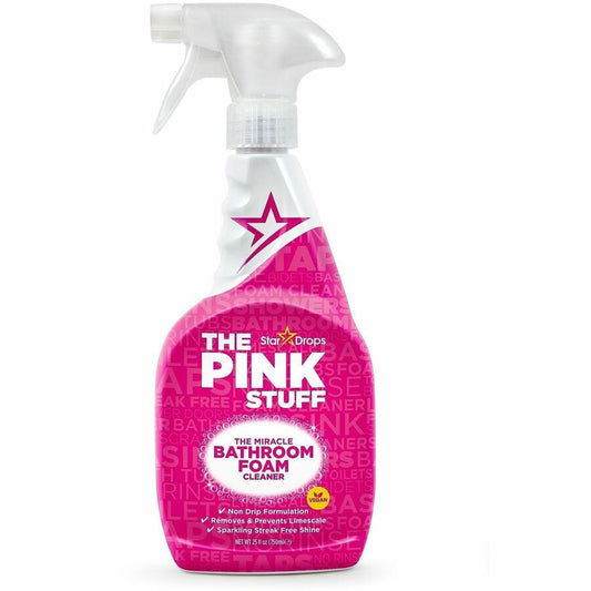 The Pink Stuff Bathroom Foam Cleaner - For Multipurpose - Foam Spray - 25.4 fl oz (0.8 quart) - Fruity Scent - Recommended For: Grease Remover, Soap Scum Remover, Dirt Remover, Limescale Remover, Grime Remover - Versatile, Cruelty-free, Streak-free, No...