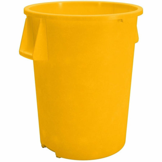 Sparta Bronco Round Waste Containers - Open Top - 44 gal Capacity - Round - Manual - For Food Service - Durable, Reinforced, Stackable, Ergonomic Handle, Recyclable - 31.6" Height x 24.2" Width x 24.2" Depth - Plastic, Linear Low-Density Polyethylene (...
