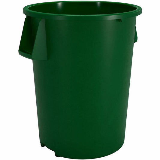 Sparta Bronco Round Waste Containers - Open Top - 44 gal Capacity - Round - Manual - For Food Service - Durable, Reinforced, Stackable, Ergonomic Handle, Recyclable - 31.6" Height x 24.2" Width x 24.2" Depth - Plastic, Linear Low-Density Polyethylene (...