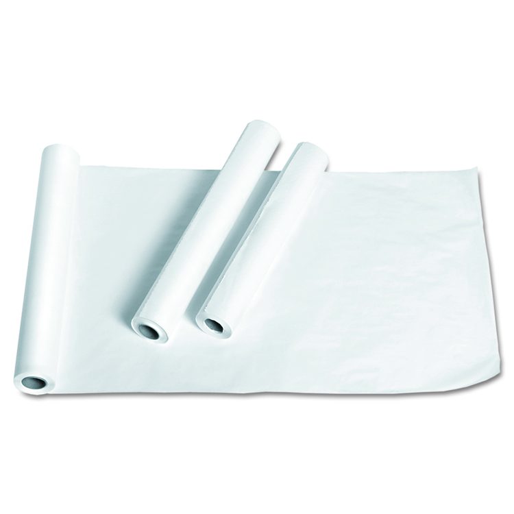 Exam Table Paper, Deluxe Smooth, 18" x 225 ft, White, 12/Carton