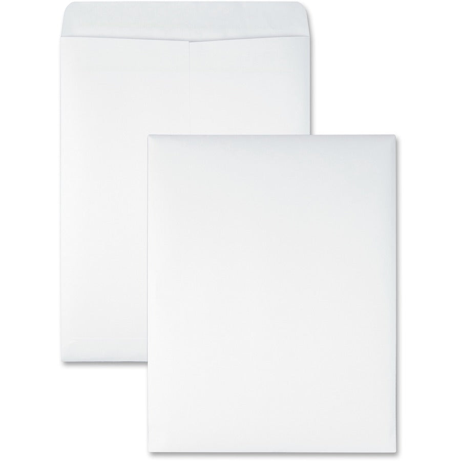 Quality Park 10 x 13 Catalog Envelopes with Redi-Seal&reg, Self-Sealing Closure - Catalog - #13 1/2 - 10" Width x 13" Length - 28 lb - Self-sealing - White - 100 / Box