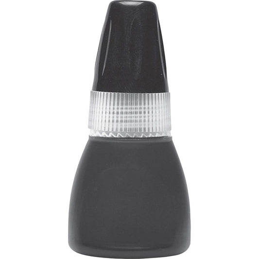 Xstamper 10 ml Bottle Refill Inks - Black Ink - 0.34 fl oz - Black - 1 Each