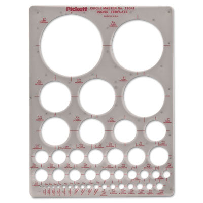 CHA1204I TEMPLATE,CIRCLE MSTR,SMK