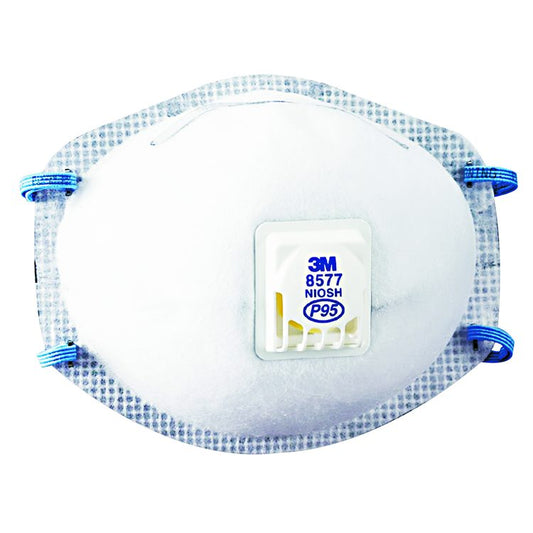 Particulate Respirator 8577, P95, One Size Fits All, 10/Box