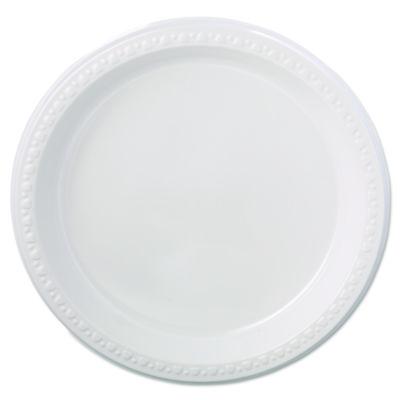 HUH81209 PLATE,RND PLS HY WT,9",WH