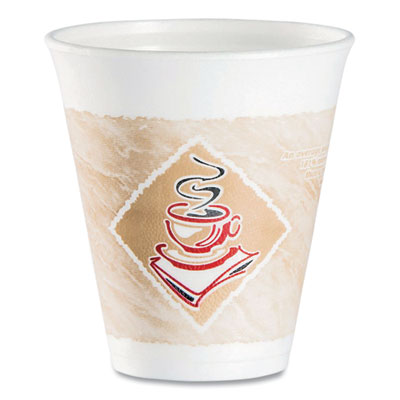 DCC12X16G CUP,12OZ,FM,CAFEG,WHT/BR