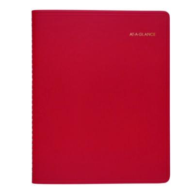 AAG702501324 PLANNER,MONTLY,9X11,RED