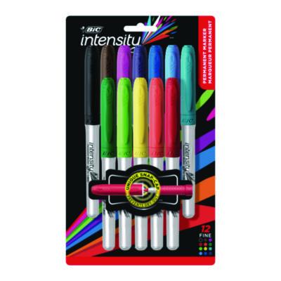 BICGPMAP12NAST MARKER,FINE TIP,12/PK,AST