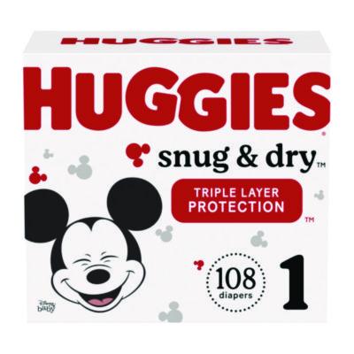 KCM56432 DIAPERS,BABY,SIZE1,128CT