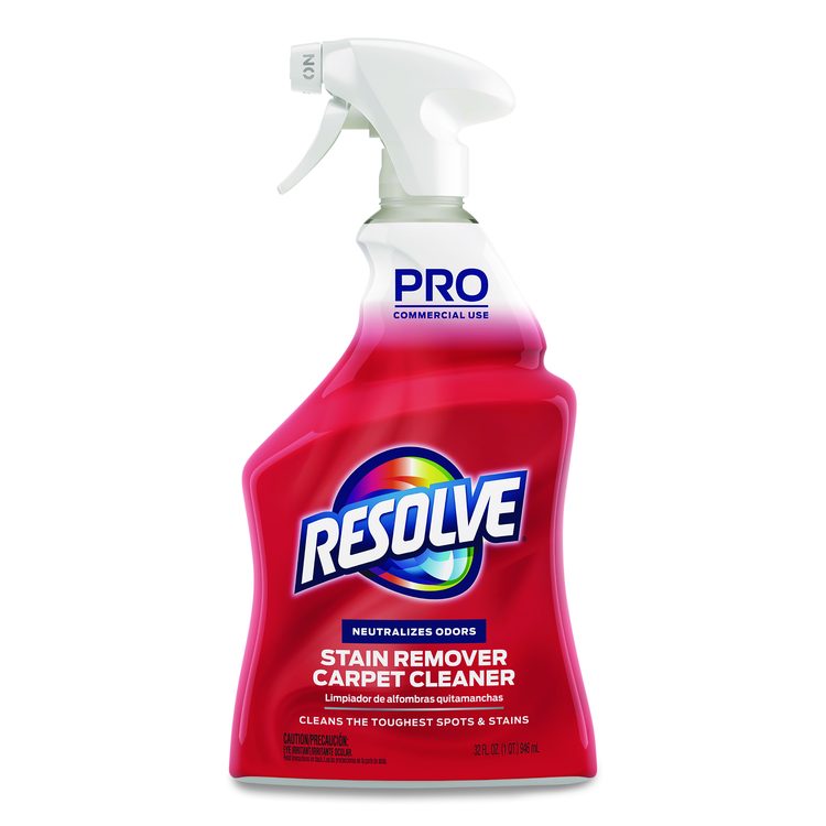 Carpet Cleaner, Unscented, 32 oz Spray Bottle, 12/Carton