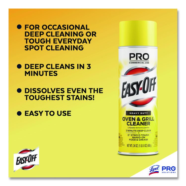 Oven and Grill Cleaner, 24 oz Aerosol  Spray, 6/Carton