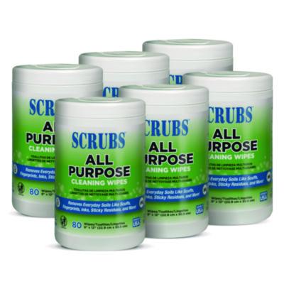 ITW96580 WIPES,ALLPURP CLNG,6-80CT