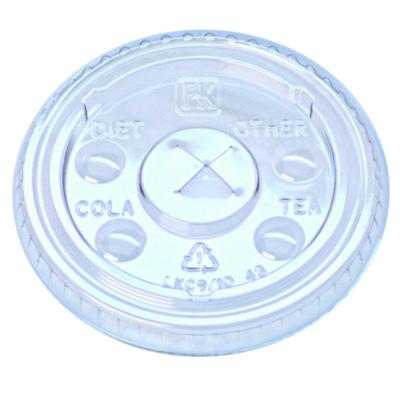 FABLKC910 LID,W/X-SLT,2500/CT,CLR