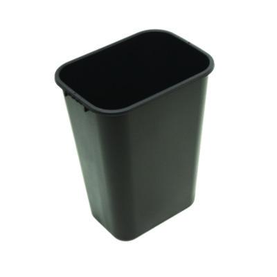 IMP77035 WASTEBASKET,41QT,PLST,BK