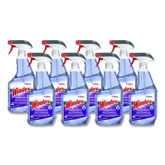Non-Ammoniated Glass/Multi Surface Cleaner, Fresh Scent, 32 oz Bottle, 8/Carton