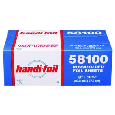 HFA58100 FOIL,ALUM,SHEET,8X10.75,N