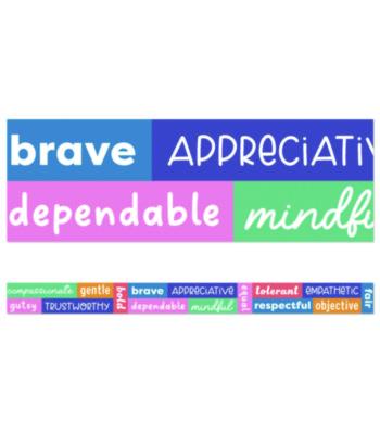 CDP108520 BORDER,POSITIVE WORDS