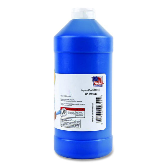 Artista II Washable Tempera Paint, Blue, 32 oz Bottle
