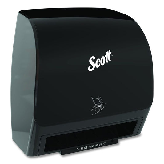 Slimroll Electronic Towel Dispenser, 12.35 x 7.25 x 11.8, Black