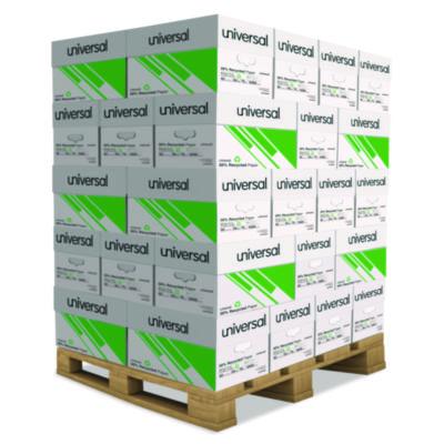UNV20030PLT PAPER,RECY,20LB,8.5X11,WH