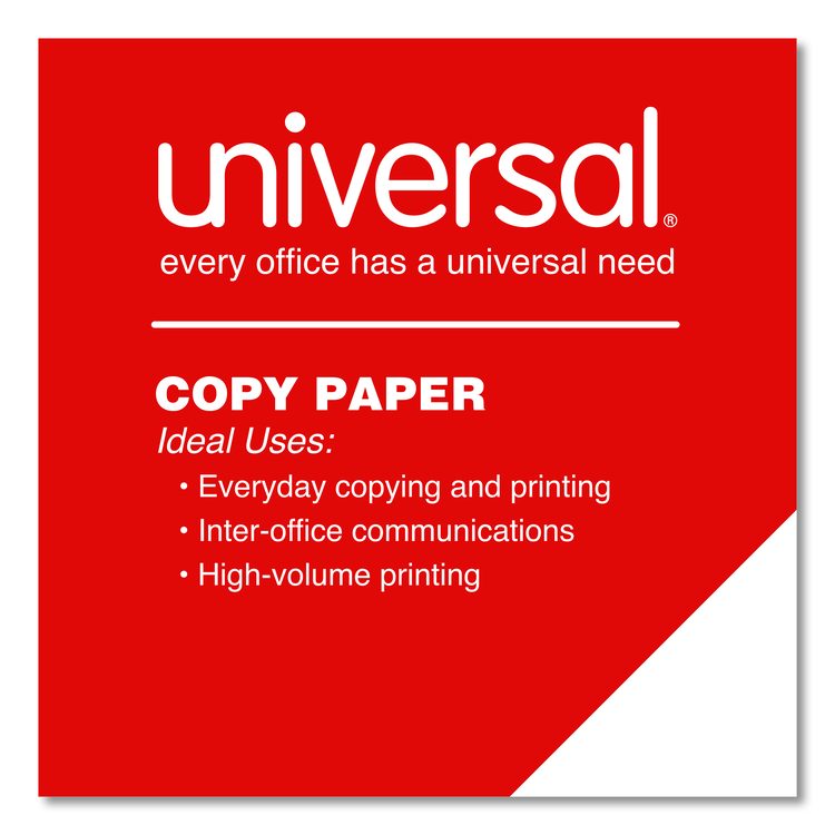 Copy Paper, 92 Bright, 20 lb Bond Weight, 11 x 17, White, 500 Sheets/Ream, 5 Reams/Carton